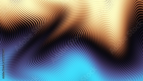 Wavy abstract futuristic background