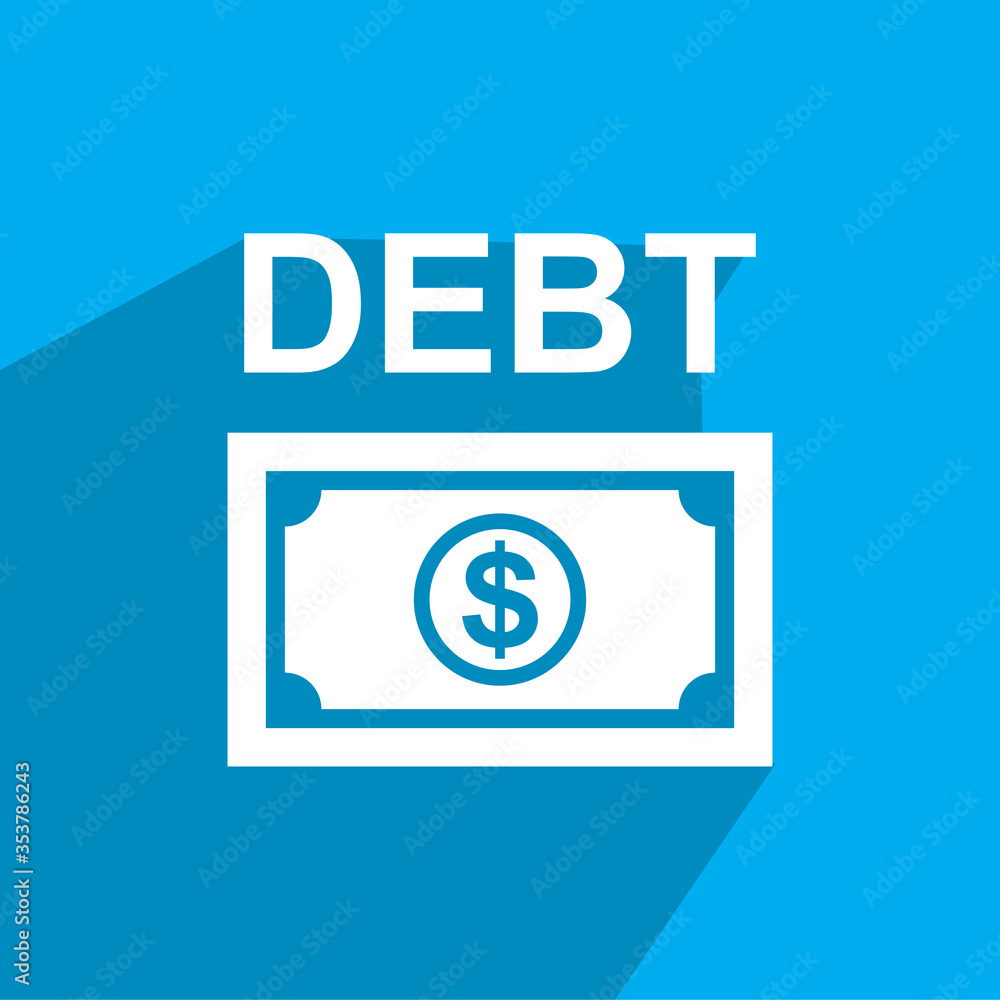debt icon , credit icon vector debt icon , credit icon vector
