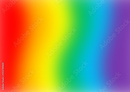 Colorful rainbow gradient blurred background Fototapet