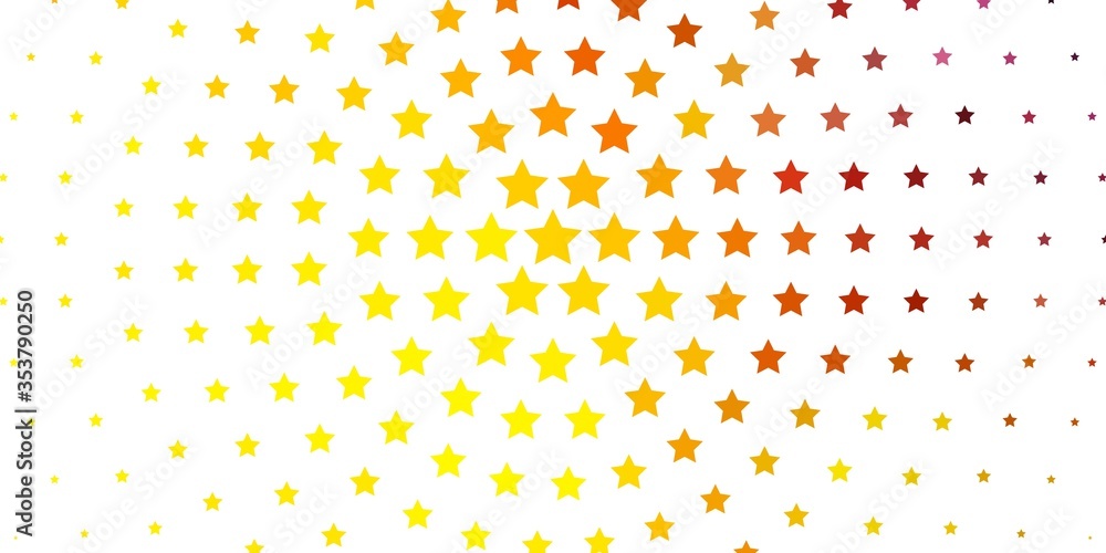 Light Pink, Yellow vector texture with beautiful stars. Colorful illustration in abstract style with gradient stars. Pattern for wrapping gifts. Light Pink, Yellow vector texture with beautiful stars. Colorful illustration in abstract style with gradient stars. Pattern for wrapping gifts.