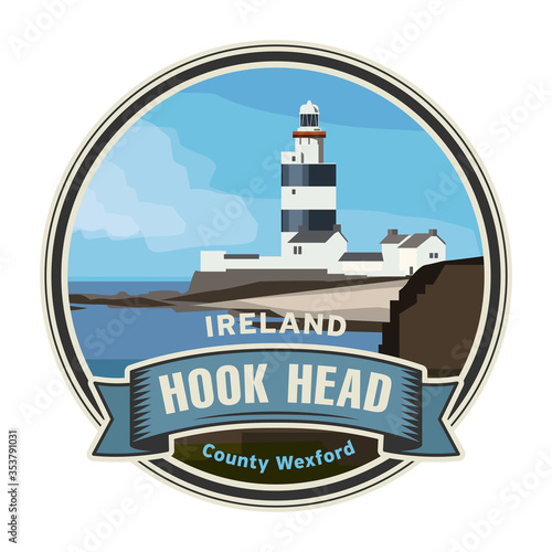 Hook Lighthouse at Hook Head, Wexford, Ireland photo