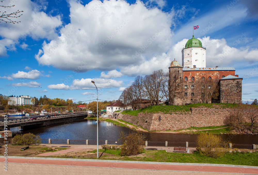 Vyborg castle. Leningrad region. Russia