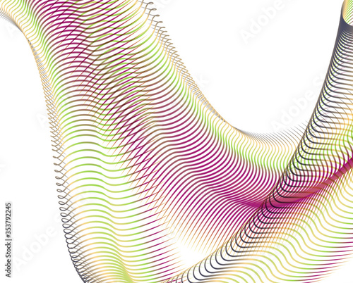 Abstract background blend wave line design for Wallpaper, Banner, Background, Card, Book Illustration, landing page