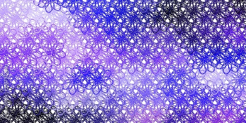 Fototapeta Naklejka Na Ścianę i Meble -  Light Purple vector backdrop with bent lines.