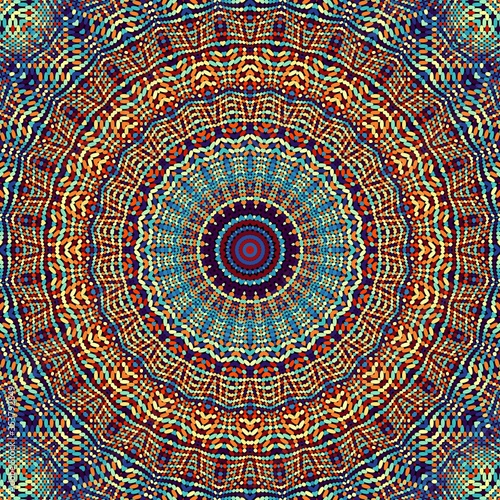Abstract round ornamental mandala
