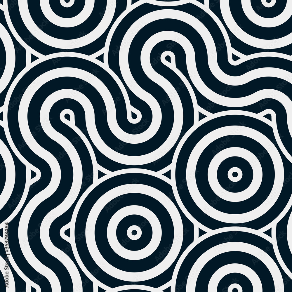 Fototapeta premium Colour Hehagon Tile Connection art background design illustration