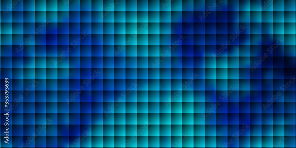 Light BLUE vector pattern in square style. Light BLUE vector pattern in square style.