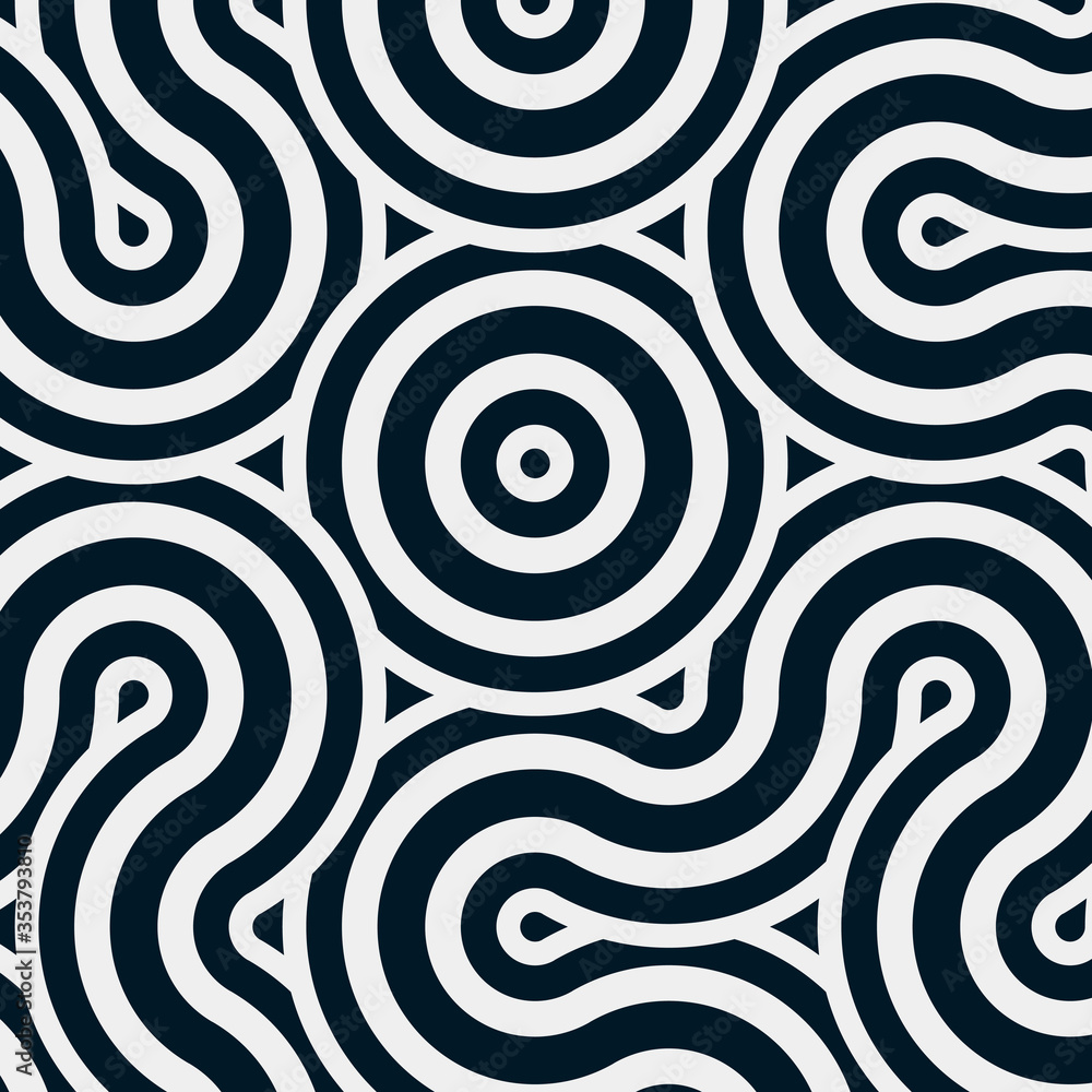 Fototapeta premium Colour Hehagon Tile Connection art background design illustration