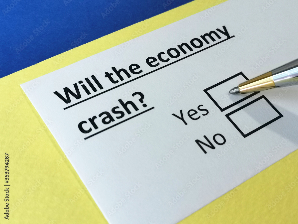 One person is answering question about bad economy. One person is answering question about bad economy.