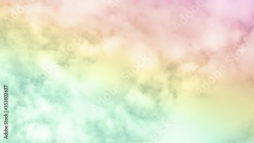 Sweet pastel color of a cloud for a background.