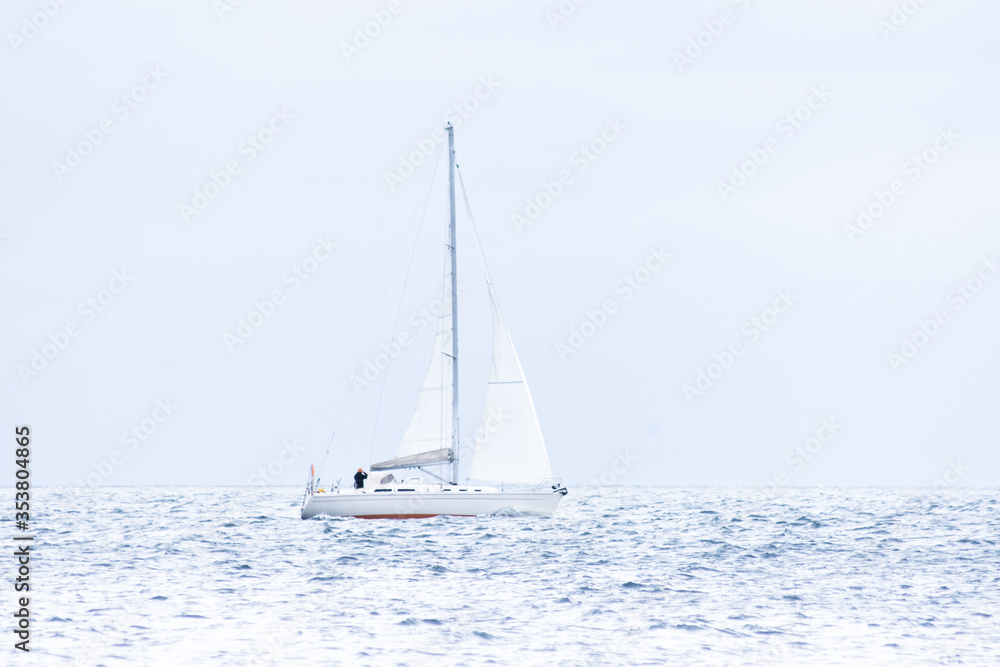 sailboat on the ocean