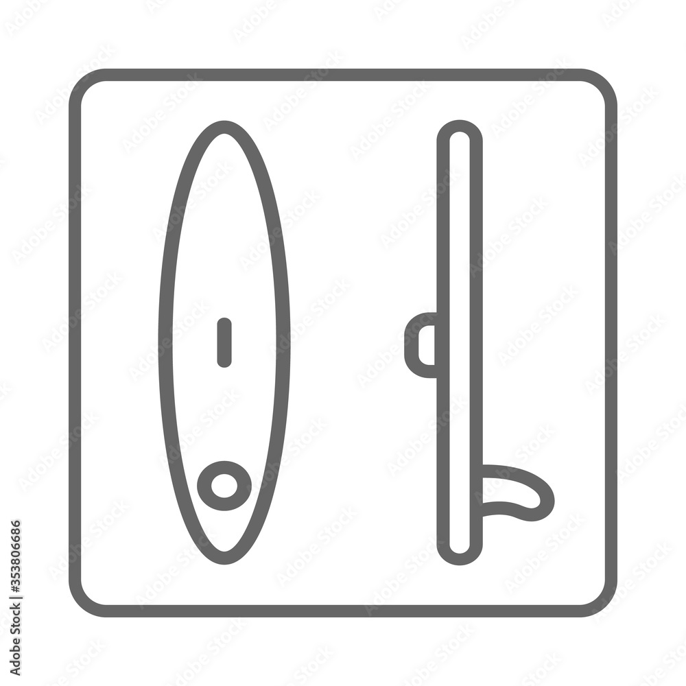 icon sup surfing vector graphics icon sup surfing vector graphics