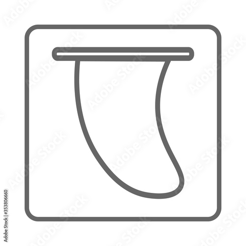 icon sup surfing vector graphics