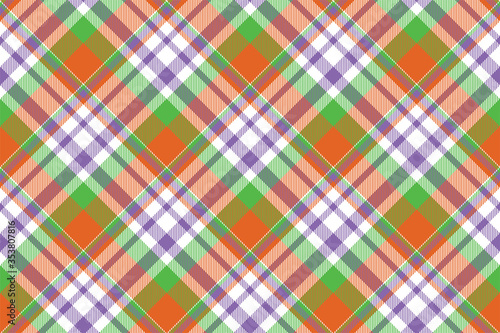 Tartan scotland seamless plaid pattern vector. Retro background fabric. Vintage check color square geometric texture.
