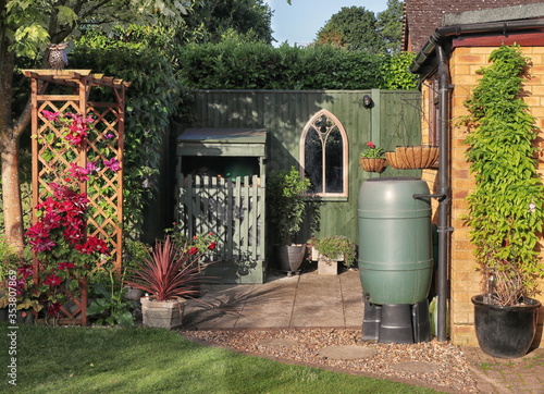 English back garden