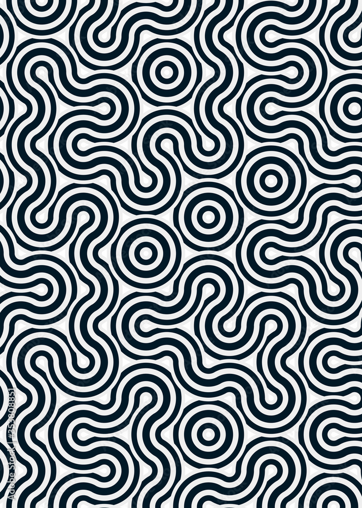 Colour Hehagon Tile Connection art background design illustration Colour Hehagon Tile Connection art background design illustration