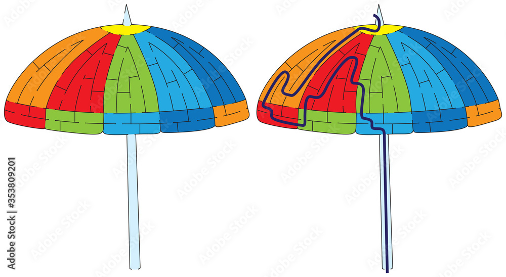 Obraz premium Parasol maze