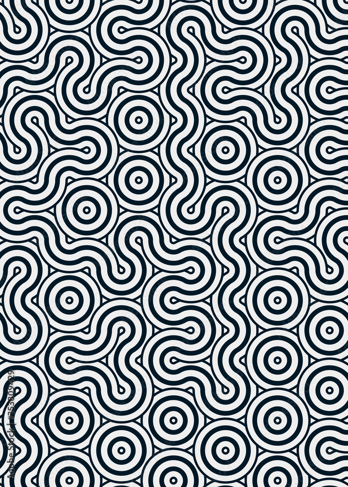 Colour Hehagon Tile Connection art background design illustration Colour Hehagon Tile Connection art background design illustration