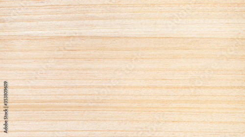 panoramic wooden background - unpainted pine plank with natural pattern close up © vvoe