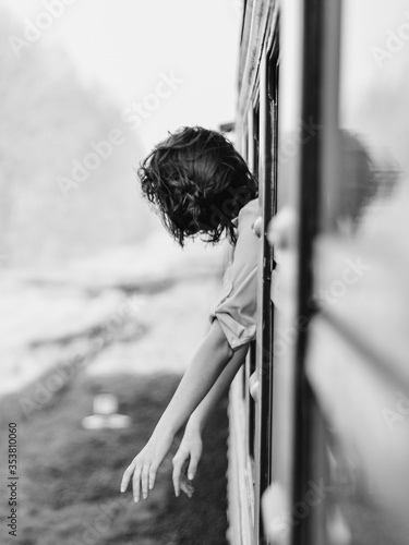 Wallpaper Mural young woman in a white Torontodigital.ca