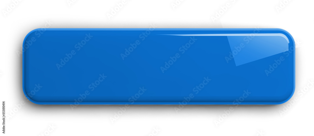 Blue Button 3D Clipart Image Blue Button 3D Clipart Image