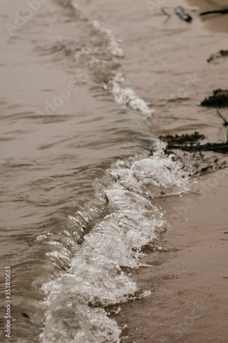 Wallpaper Mural waves on the beach Torontodigital.ca