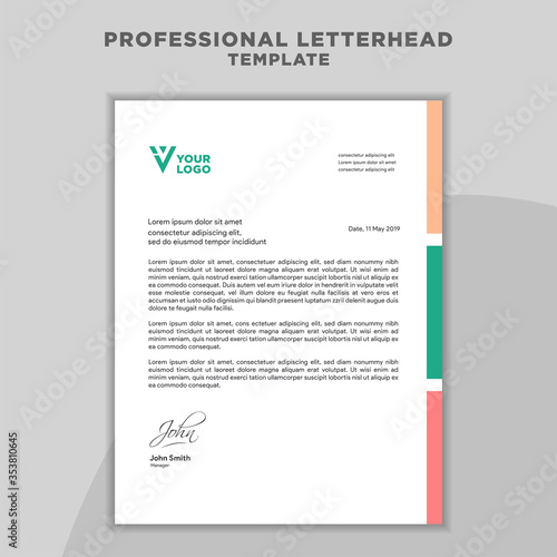 Creative Business Letterhead Design Template for your Business