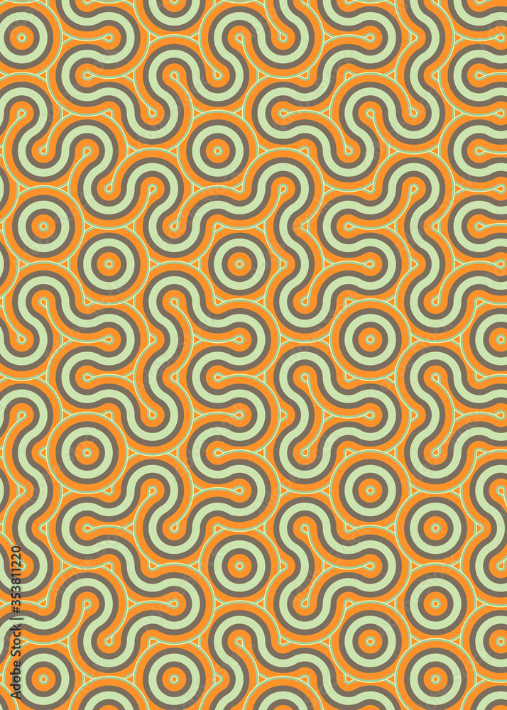 Colour Hehagon Tile Connection art background design illustration Colour Hehagon Tile Connection art background design illustration