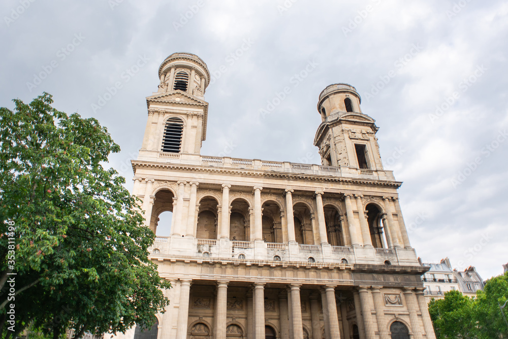 Church Saint Sulpice in Paris, France.