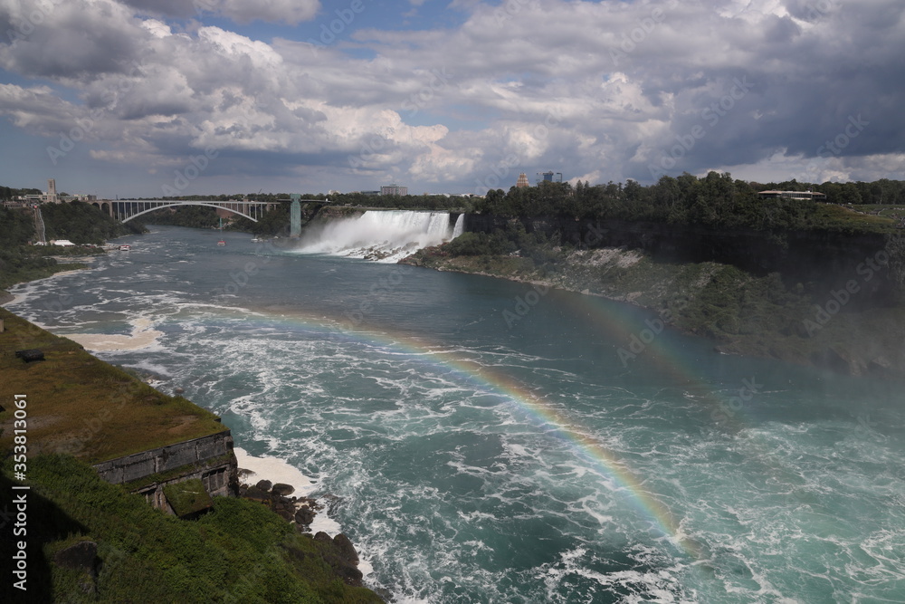 Rainbow over the Niagara Falls Rainbow over the Niagara Falls