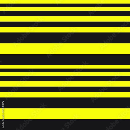 Yellow Stripe seamless pattern background in horizontal style - Yellow Horizontal striped seamless pattern background suitable for fashion textiles, graphics