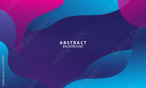 Colorful geometric background. Fluid gradient shapes composition. Liquid color background design. Futuristic design posters. Eps 10