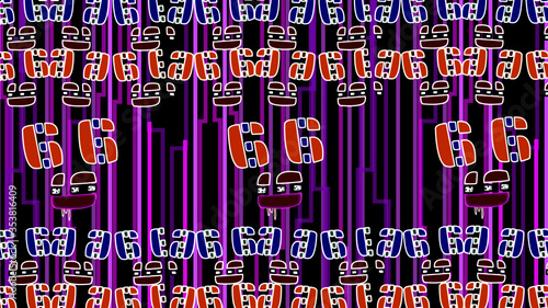 Wallpaper para PC con un rostro psicodélico