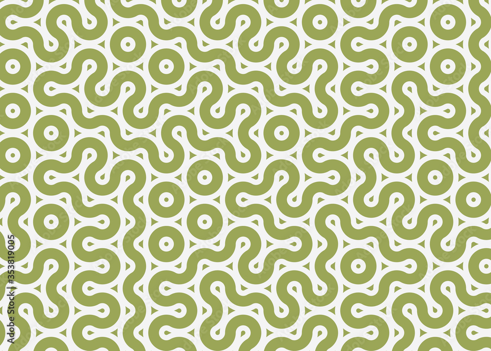 Fototapeta premium Colour Hehagon Tile Connection art background design illustration