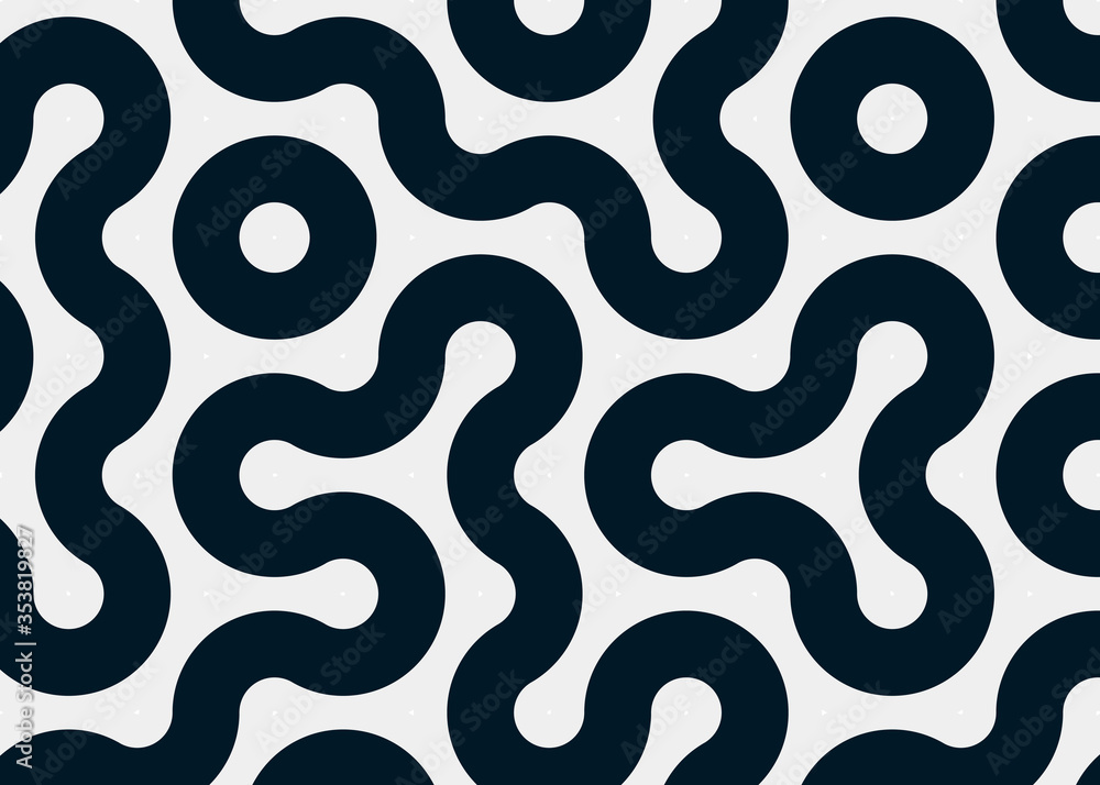 Obraz premium Colour Hehagon Tile Connection art background design illustration
