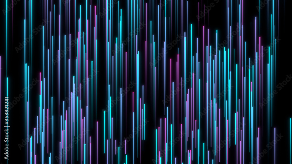 Neon lines trendy design background. Retro illustration of glowing stripes. Neon lines trendy design background. Retro illustration of glowing stripes.