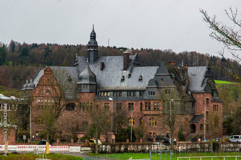 Fototapeta premium old german palace. Erbach in Odenwald