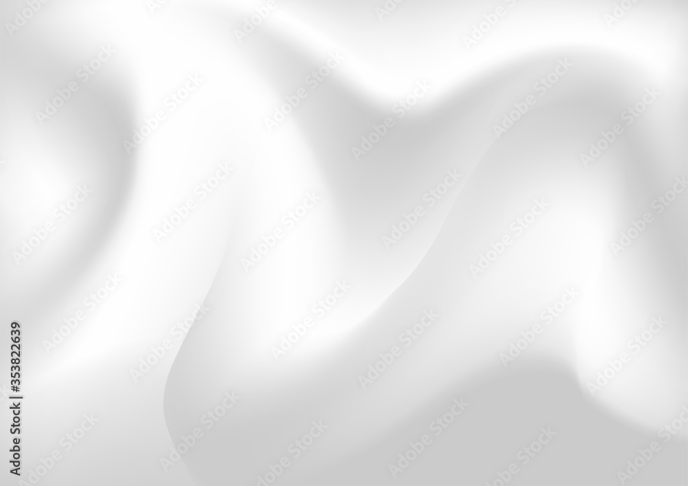 Obraz premium Abstract modern fluid white background. Vector eps 10.