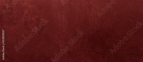 red dirty concrete background wall grunge cement texture with copy space
