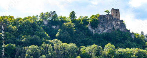 Burgruine Neideck in der Fränkischen Schweiz, Panorama photo