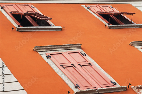  red window in venice italy