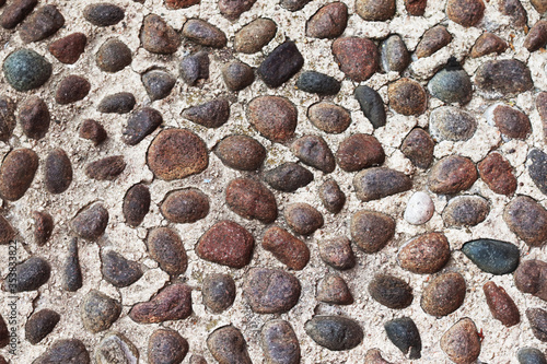 multi-colored stone texture road background