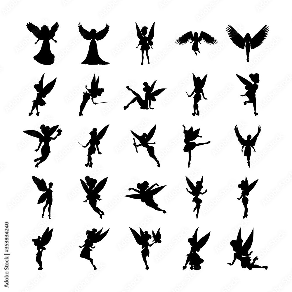 Fairy Silhouette Pack
Fairy Silhouette Pack