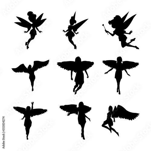 Canvas Print Fairytale Silhouette Pack