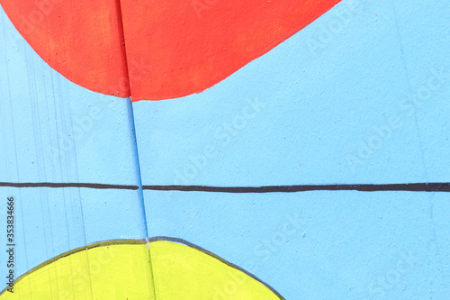  red blue and yellow background