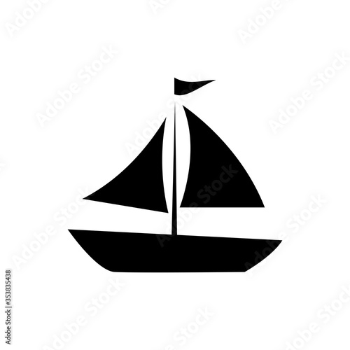 sailing boat icon
