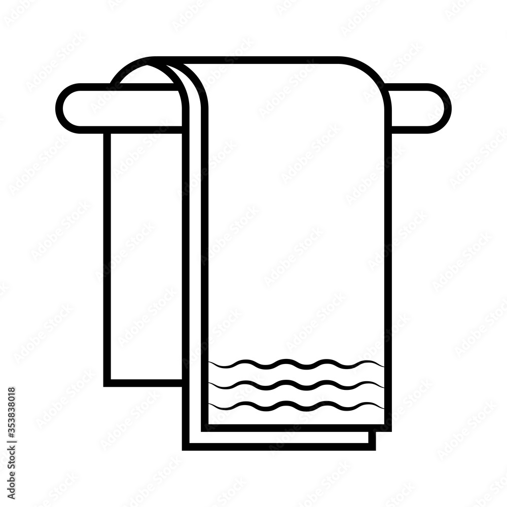 Towel icon vector photo aaa Towel icon vector photo aaa