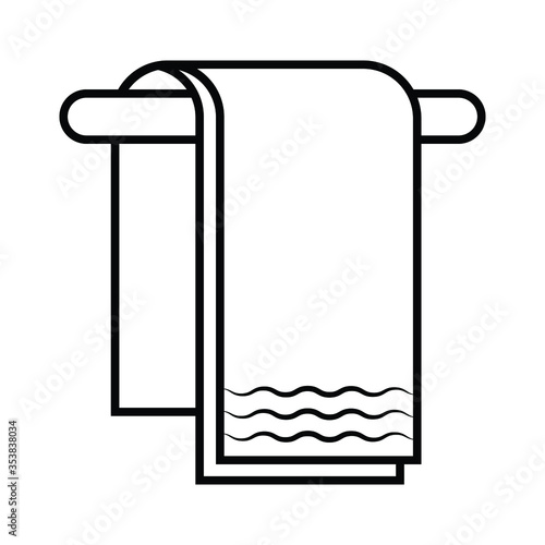 Towel icon vector photo aaa