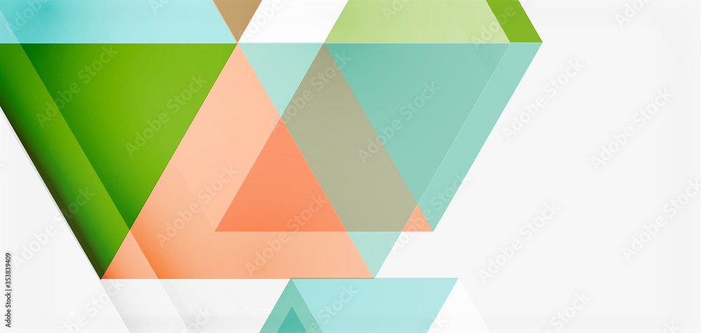 Geometric abstract background, mosaic triangle and hexagon shapes. Trendy abstract layout template for business or technology presentation, internet poster or web brochure cover, wallpaper Geometric abstract background, mosaic triangle and hexagon shapes. Trendy abstract layout template for business or technology presentation, internet poster or web brochure cover, wallpaper