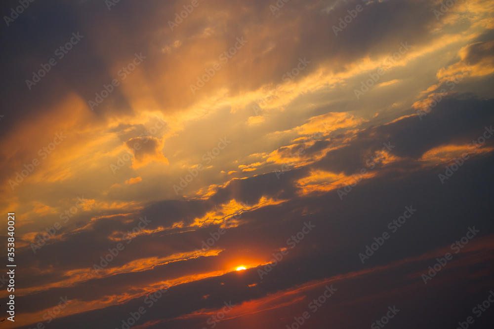 Obraz premium Beautiful cloudscape background